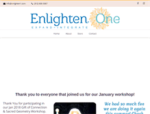 Tablet Screenshot of enlighten1.com